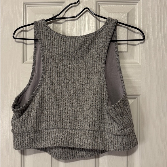 Torrid Gray, Pink, Black Super Soft Plush Waffle Crop Lounge Cami Bundle - Picture 7 of 13